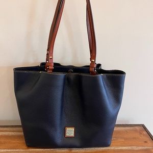 Dooney & Bourke Pebble Grain Flynn Midnight Blue